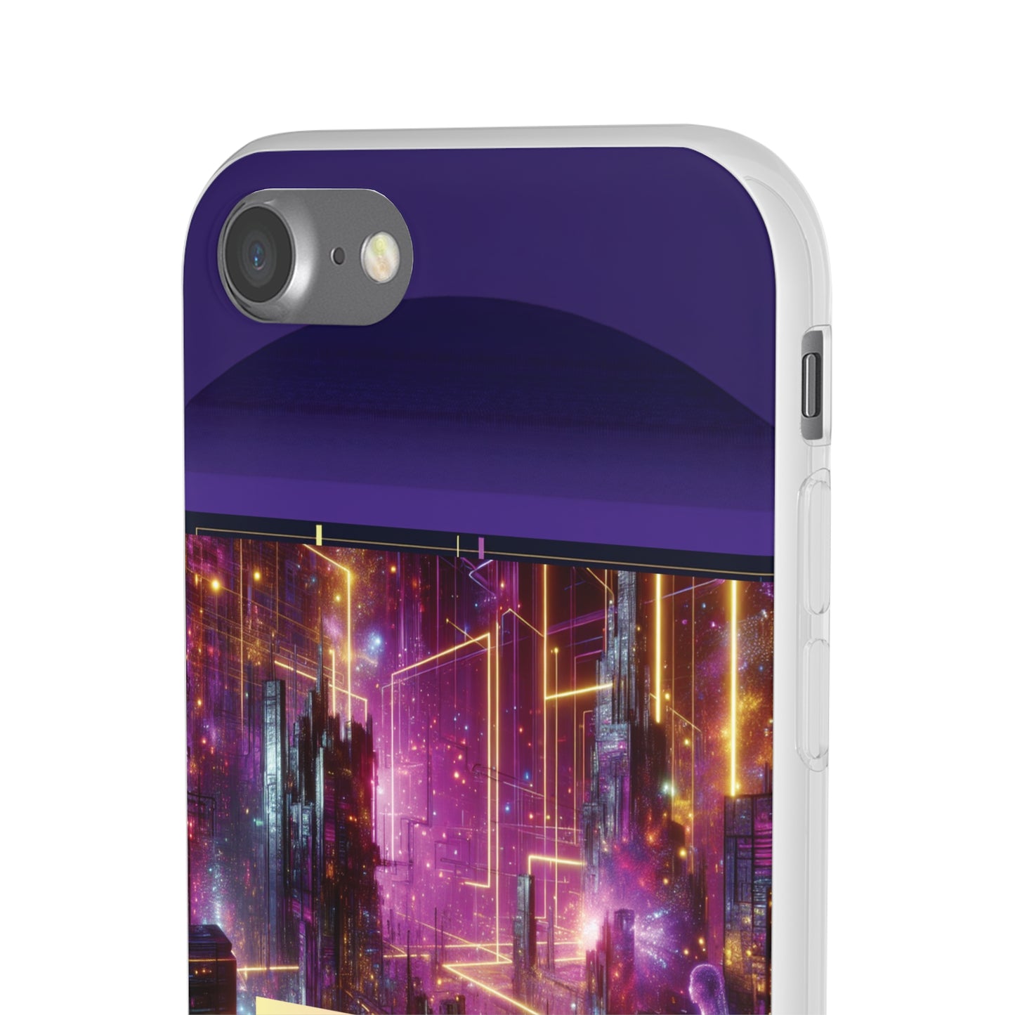 La Femme Royale des Purple Skies Flexi Cases